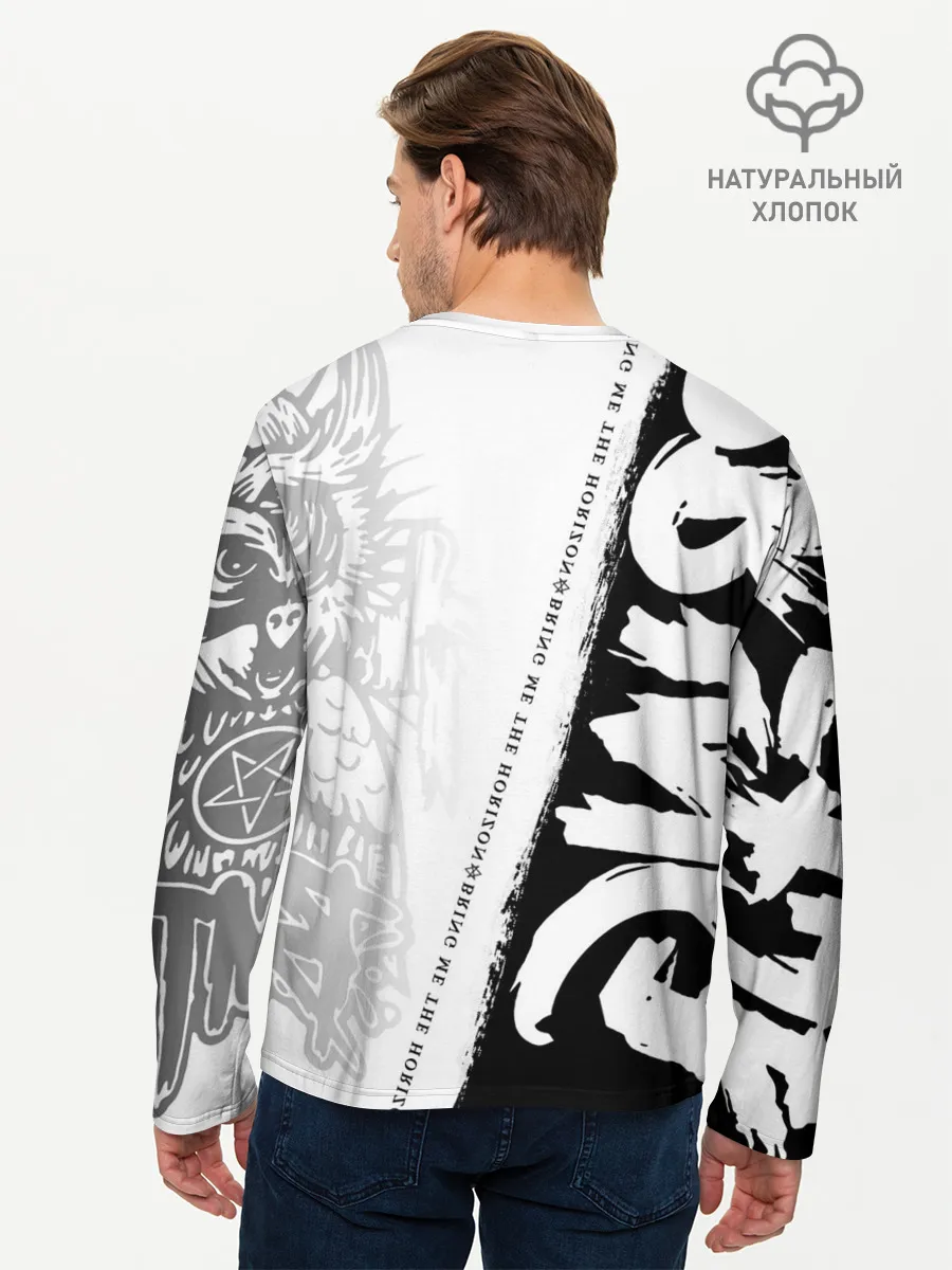 Мужской лонгслив базовый / Bring Me the Horizon