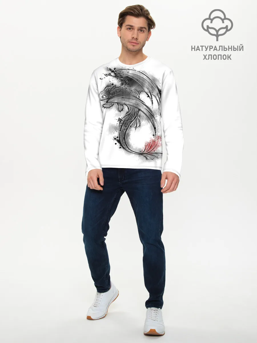 Мужской лонгслив базовый / Беззубик