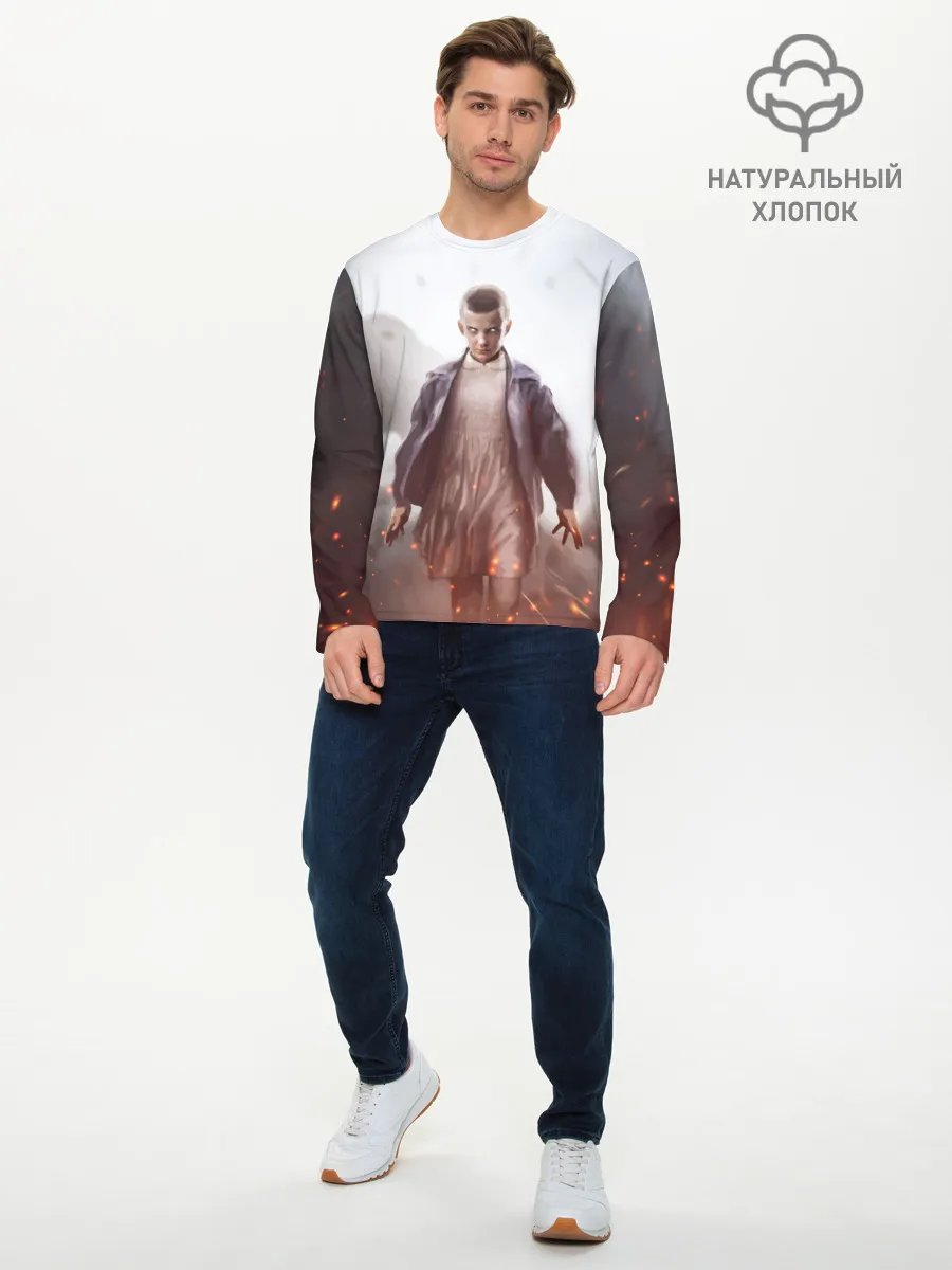 Мужской лонгслив базовый / STRANGER THINGS - 011