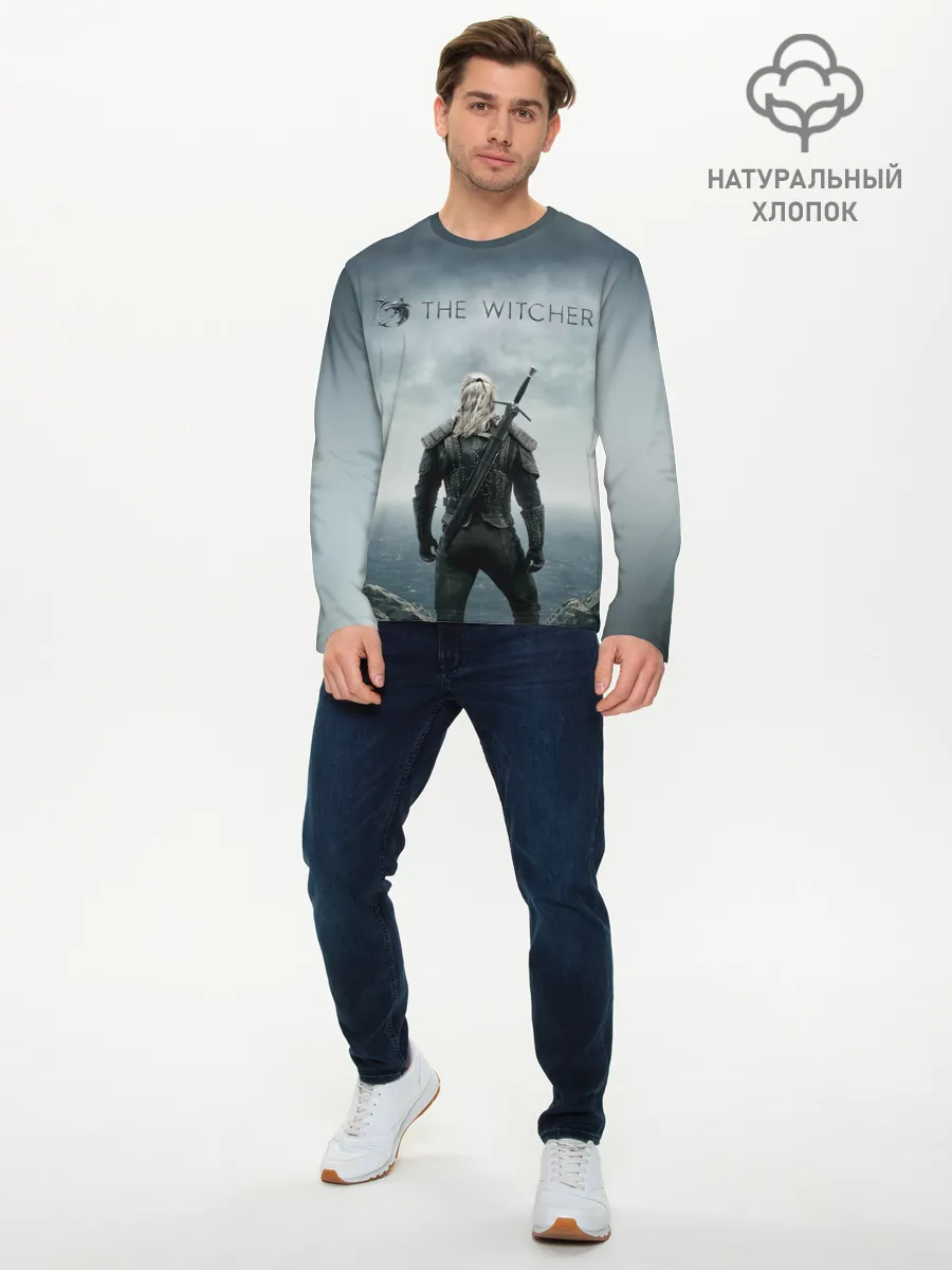Мужской лонгслив базовый / The Witcher
