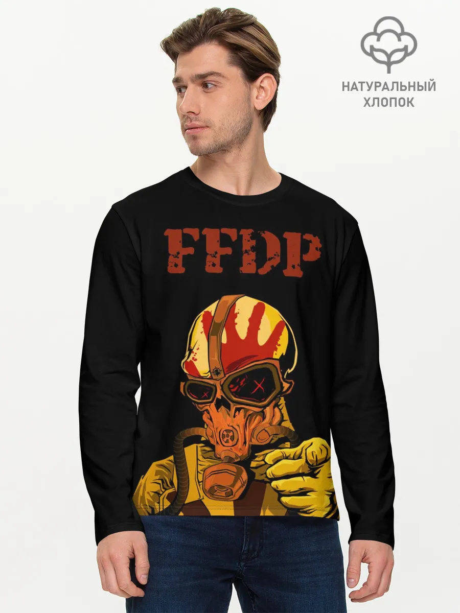 Мужской лонгслив базовый / Five finger death punch