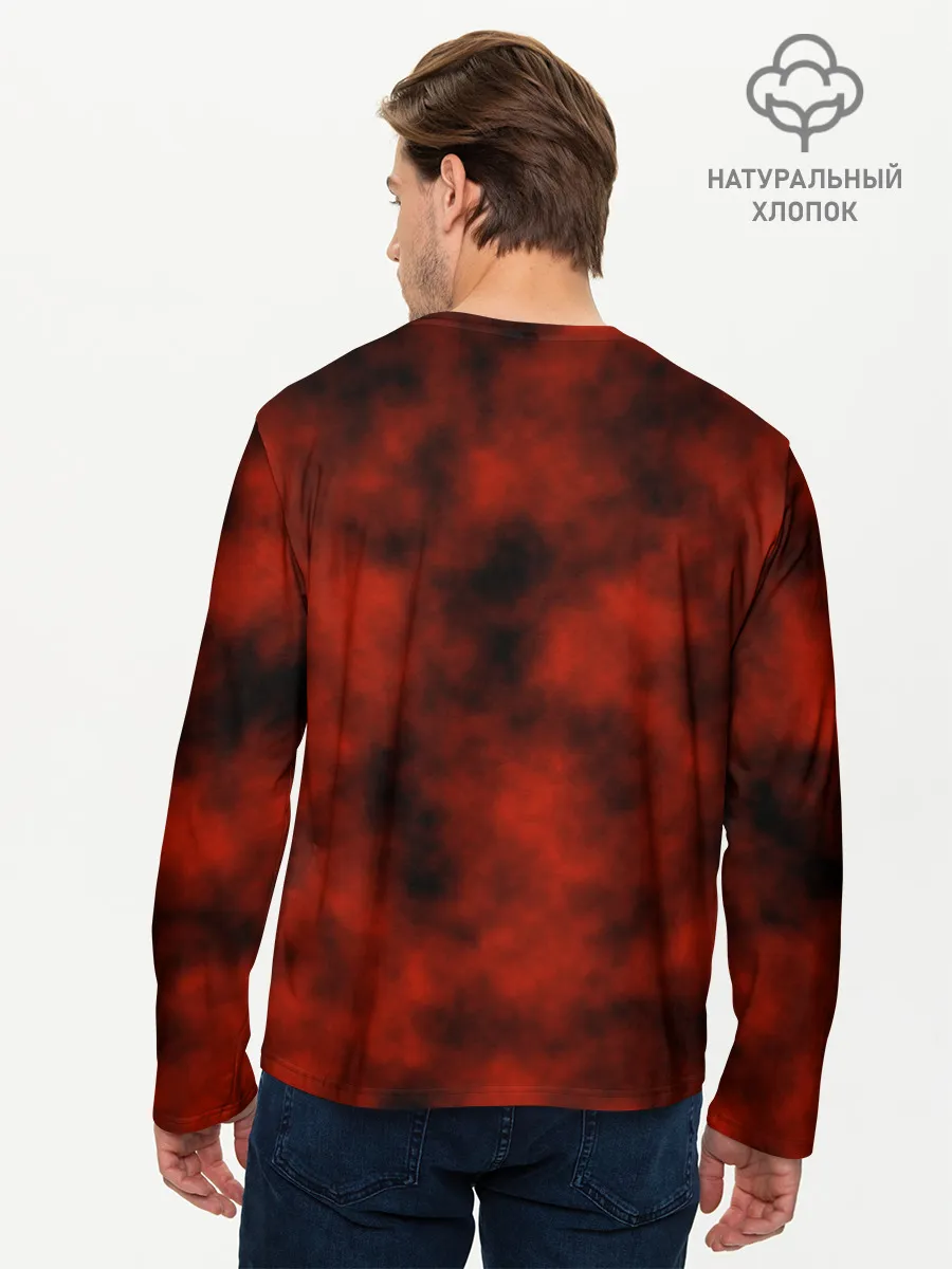 Мужской лонгслив базовый / Колесница змия будет пылать