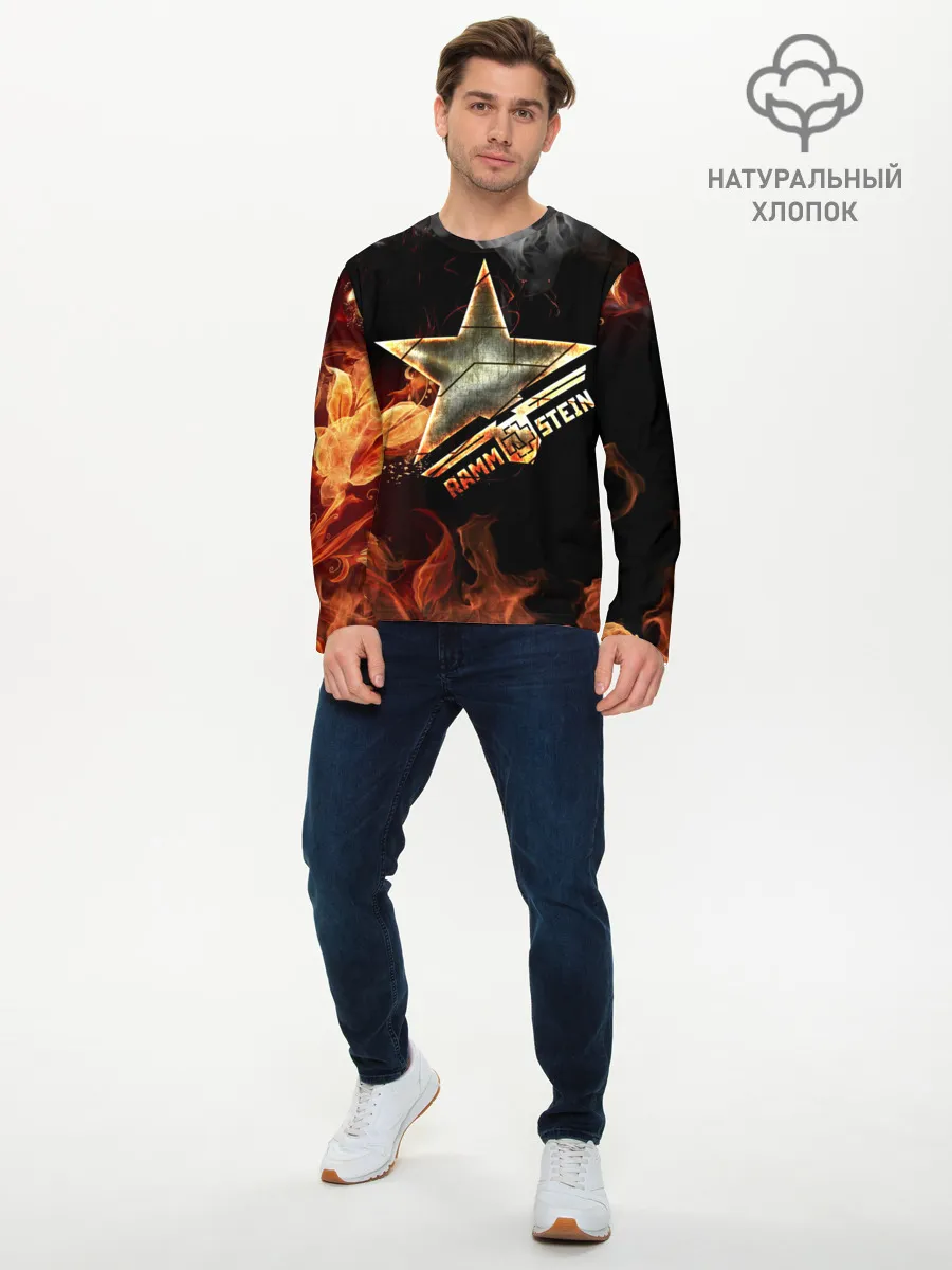 Мужской лонгслив базовый / Rammstein