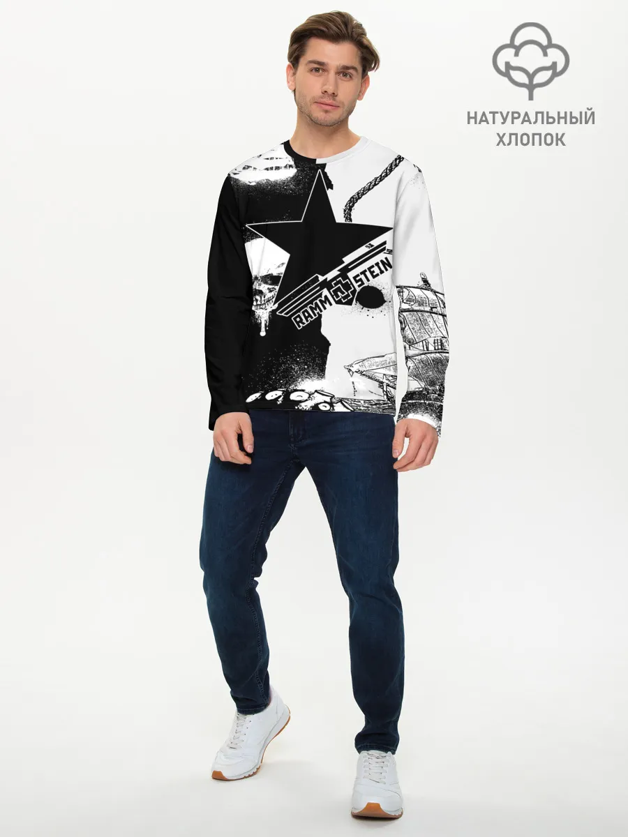 Мужской лонгслив базовый / Rammstein