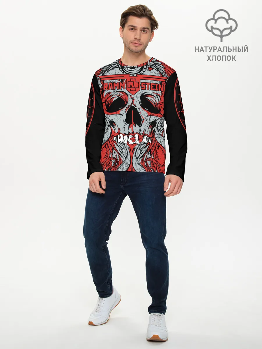 Мужской лонгслив базовый / Rammstein