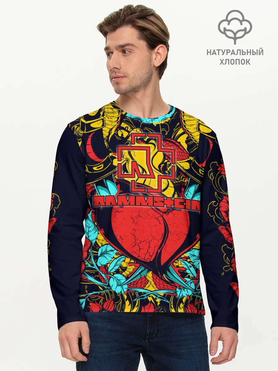 Мужской лонгслив базовый / Rammstein