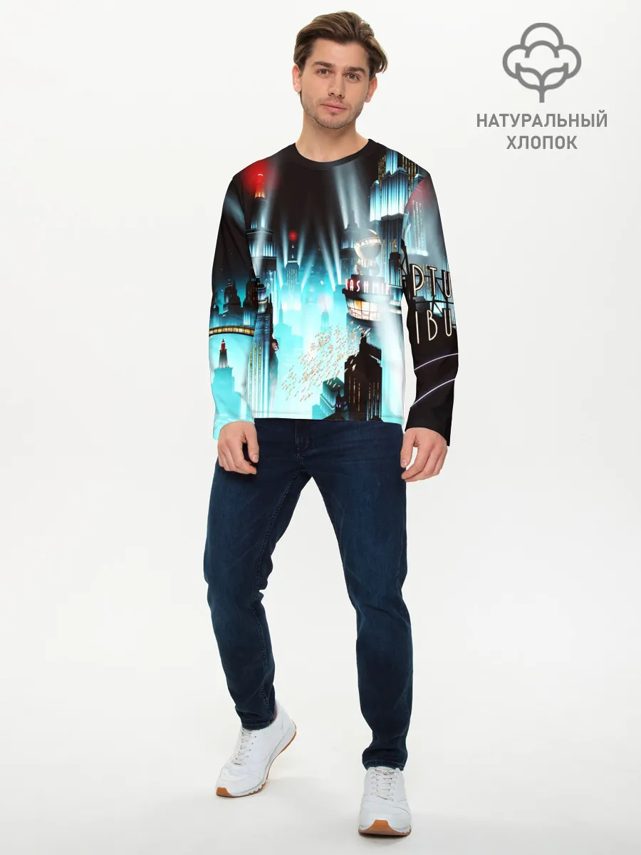 Мужской лонгслив базовый / BIOSHOCK