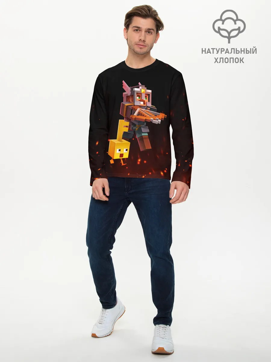 Мужской лонгслив базовый / MINECRAFT: Dungeons
