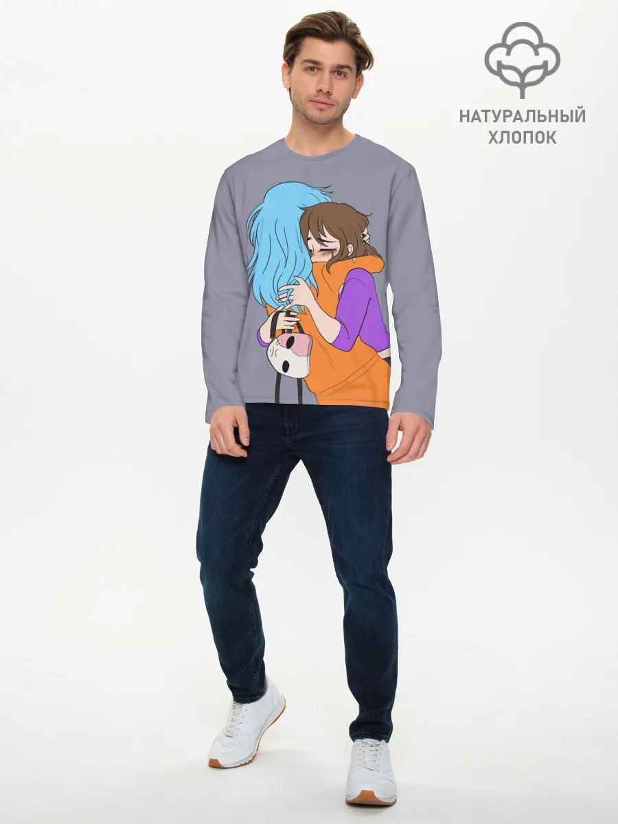 Мужской лонгслив базовый / Sally face