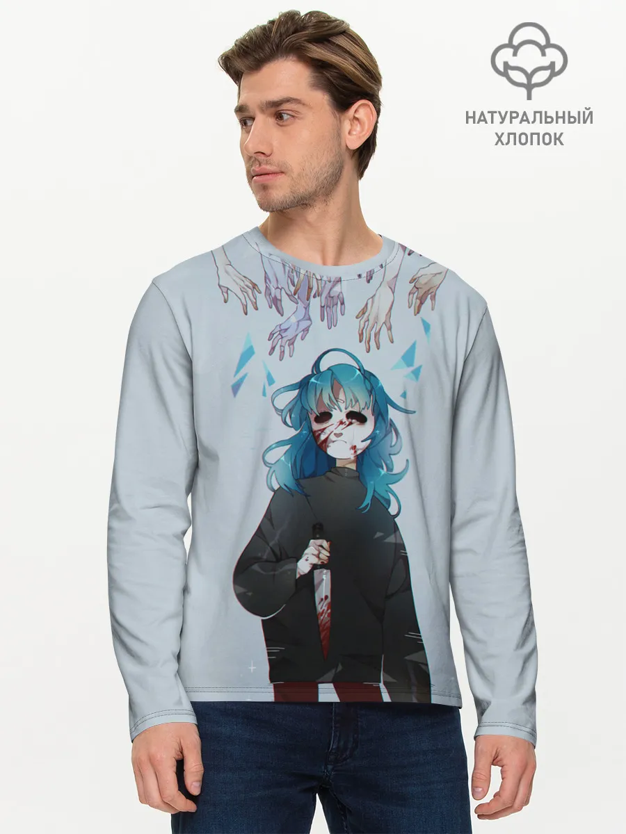 Мужской лонгслив базовый / Sally face