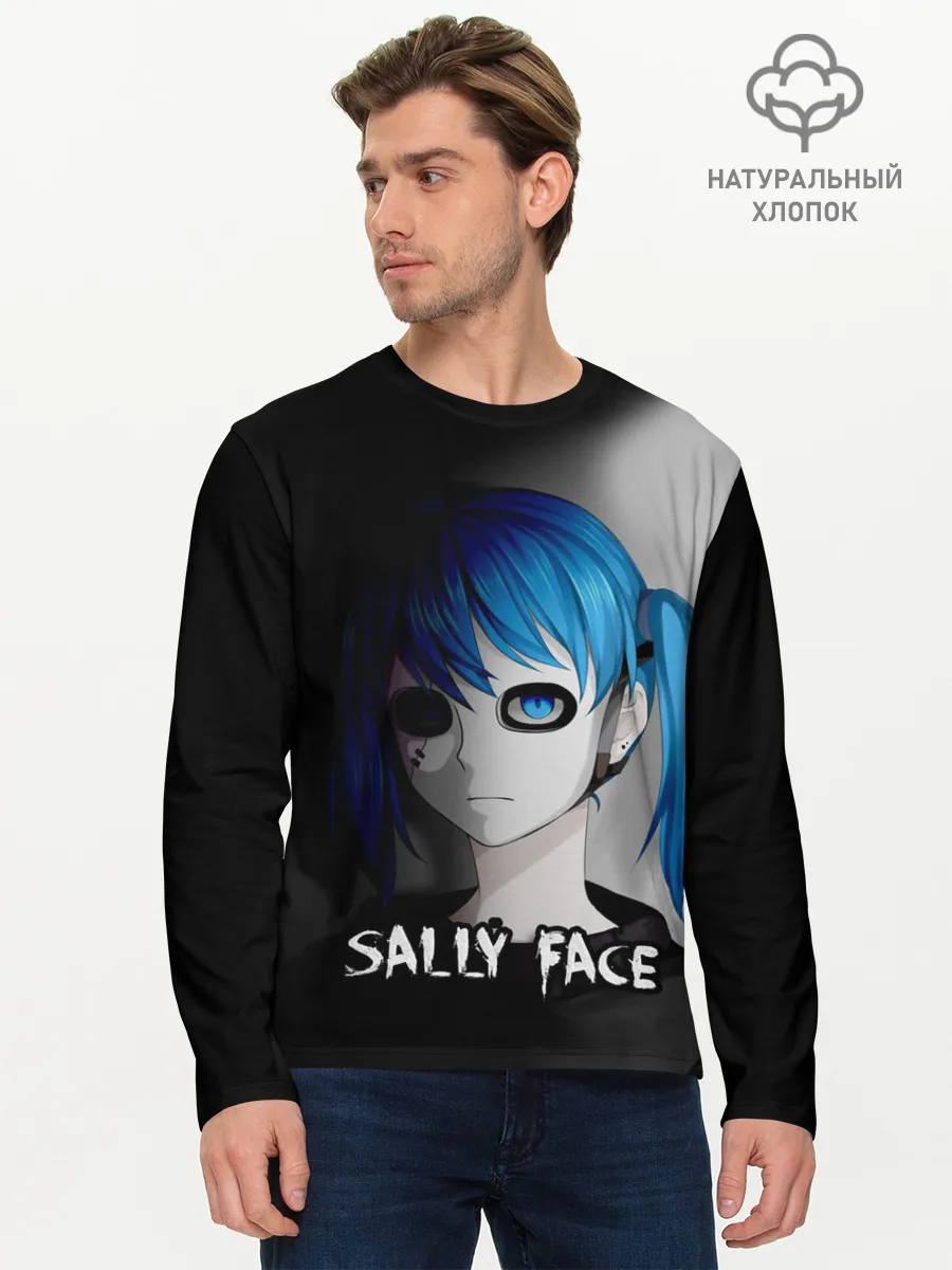 Мужской лонгслив базовый / Sally face