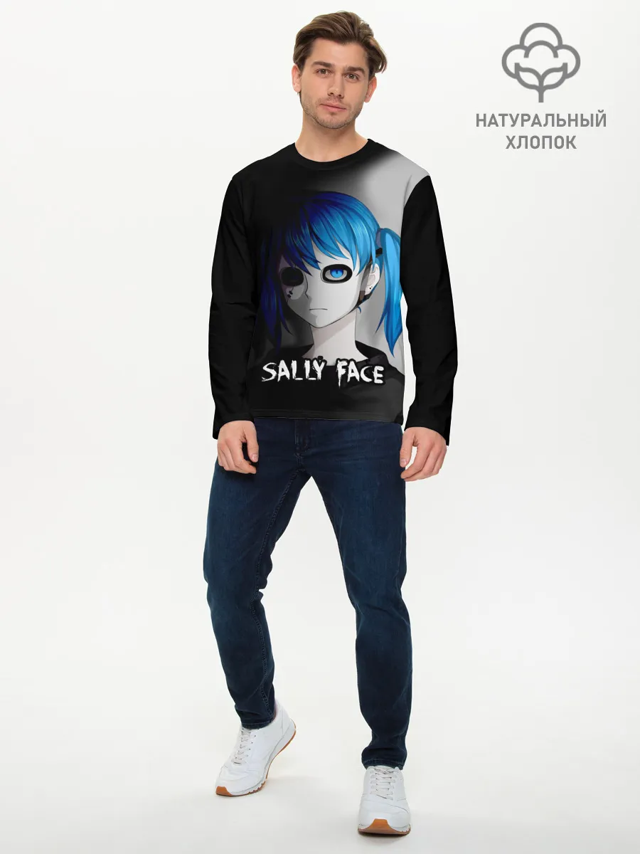 Мужской лонгслив базовый / Sally face