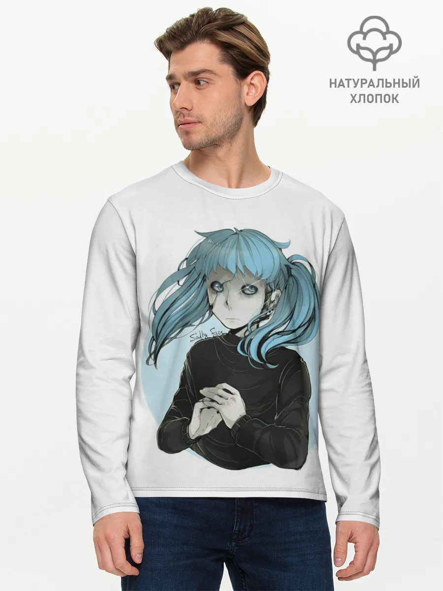 Мужской лонгслив базовый / Sally face