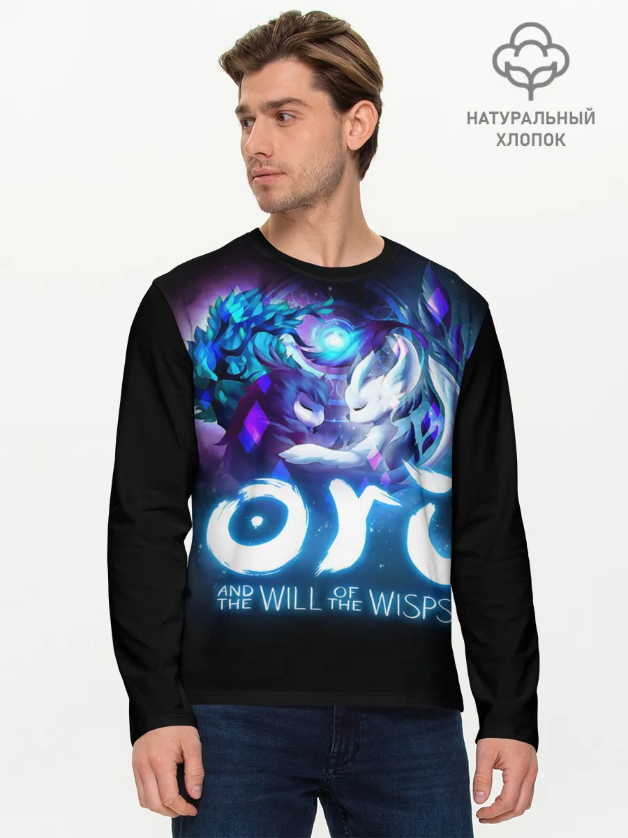 Мужской лонгслив базовый / Ori and the Blind Forest