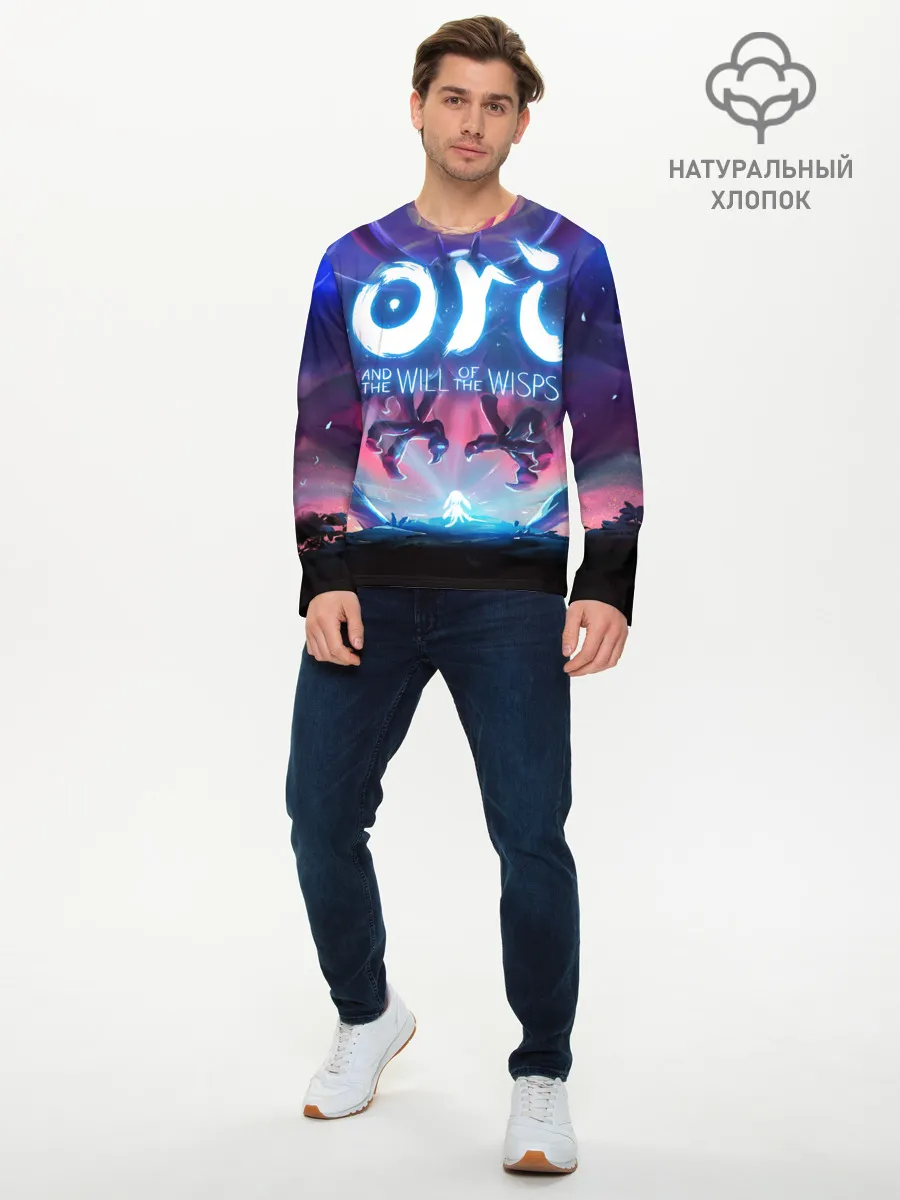 Мужской лонгслив базовый / Ori and the Blind Forest