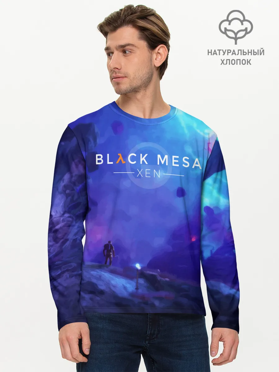 Мужской лонгслив базовый / HALF-LIFE - Black Mesa: XEN