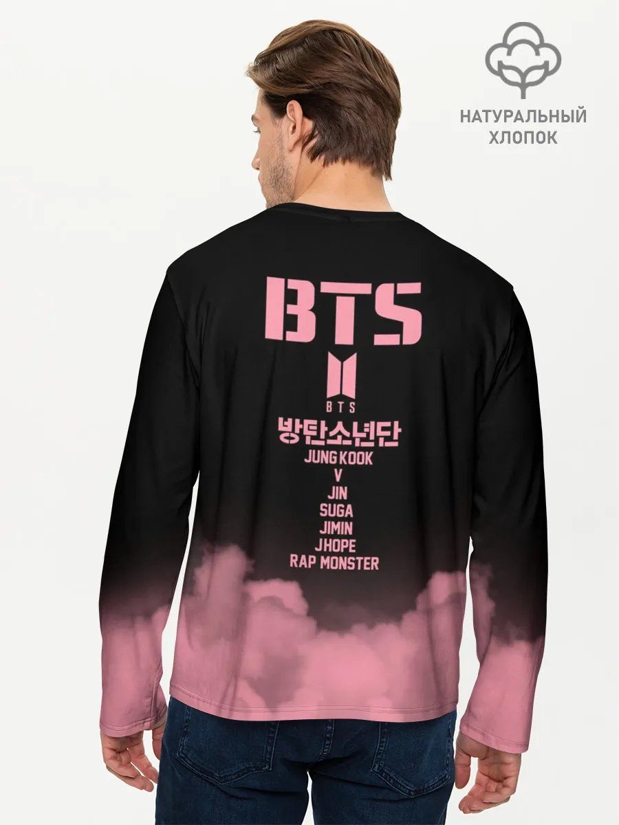 Мужской лонгслив базовый / BTS