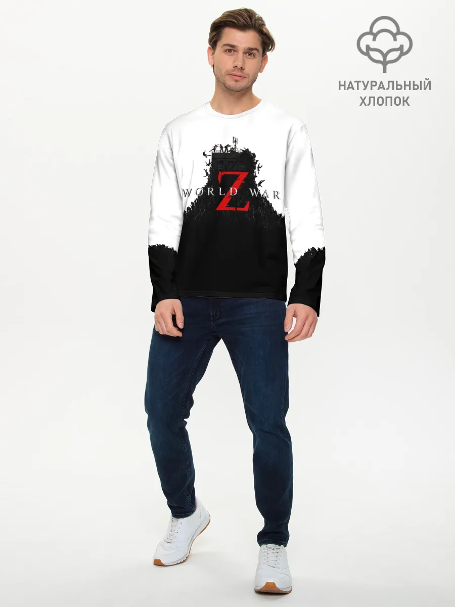 Мужской лонгслив базовый / WORLD WAR Z