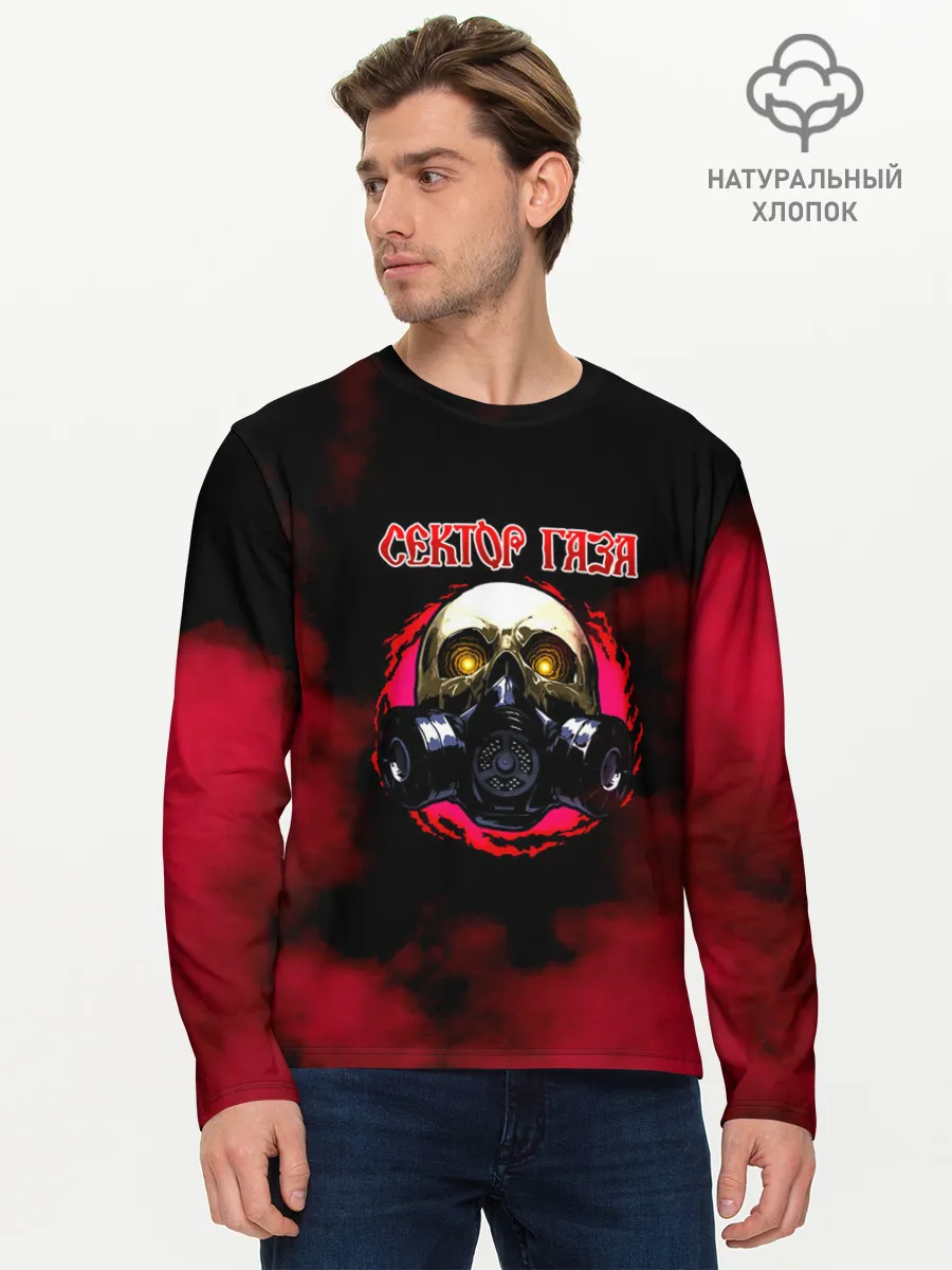 Мужской лонгслив базовый / Сектор Газа