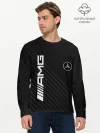 Мужской лонгслив базовый / Mercedes