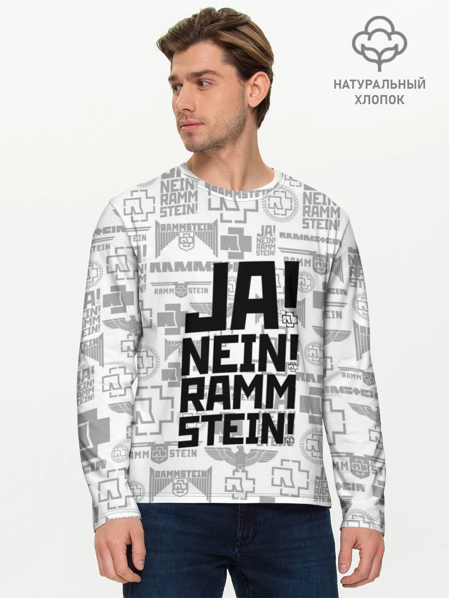 Мужской лонгслив базовый / RAMMSTEIN