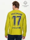 Мужской лонгслив базовый / Griezmann away 19-20