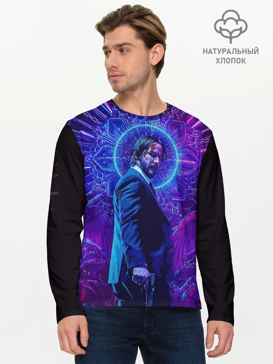 Мужской лонгслив базовый / John Wick