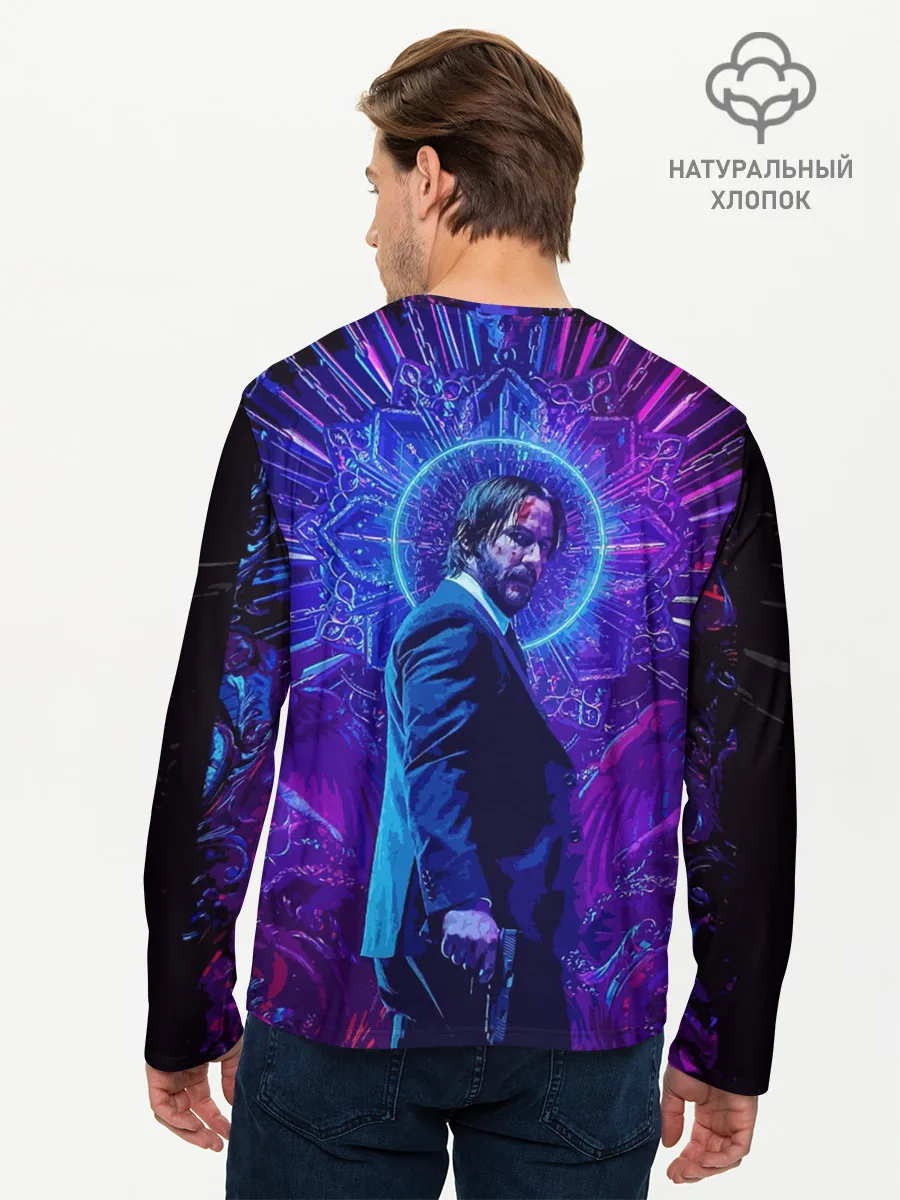 Мужской лонгслив базовый / John Wick