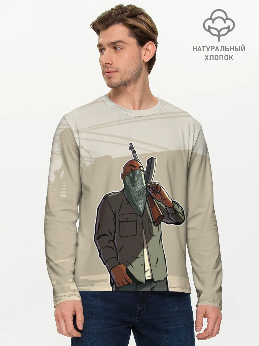 Мужской лонгслив базовый / GTA San Andreas - GSF #1