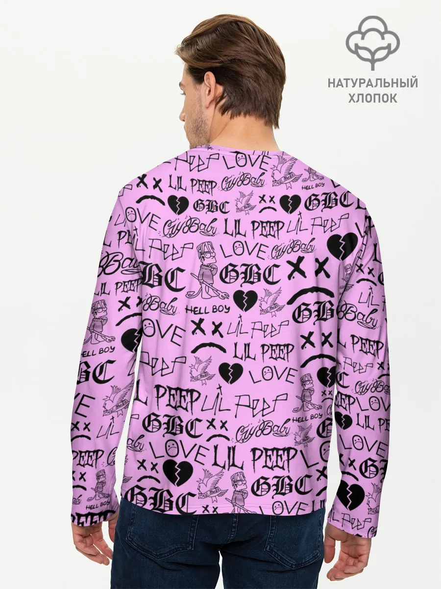Мужской лонгслив базовый / LIL PEEP LOGOBOMBING