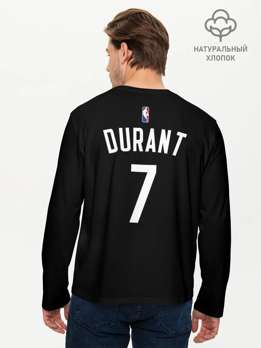 Мужской лонгслив базовый / Кевин Дюрант Бруклин 7