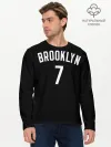 Мужской лонгслив базовый / Кевин Дюрант Бруклин 7