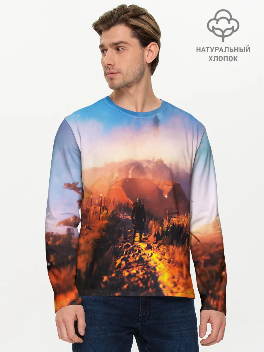 Мужской лонгслив базовый / ВЕДЬМАК