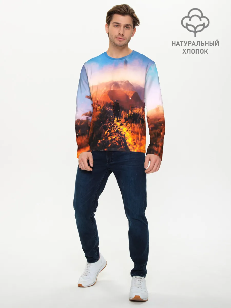 Мужской лонгслив базовый / ВЕДЬМАК