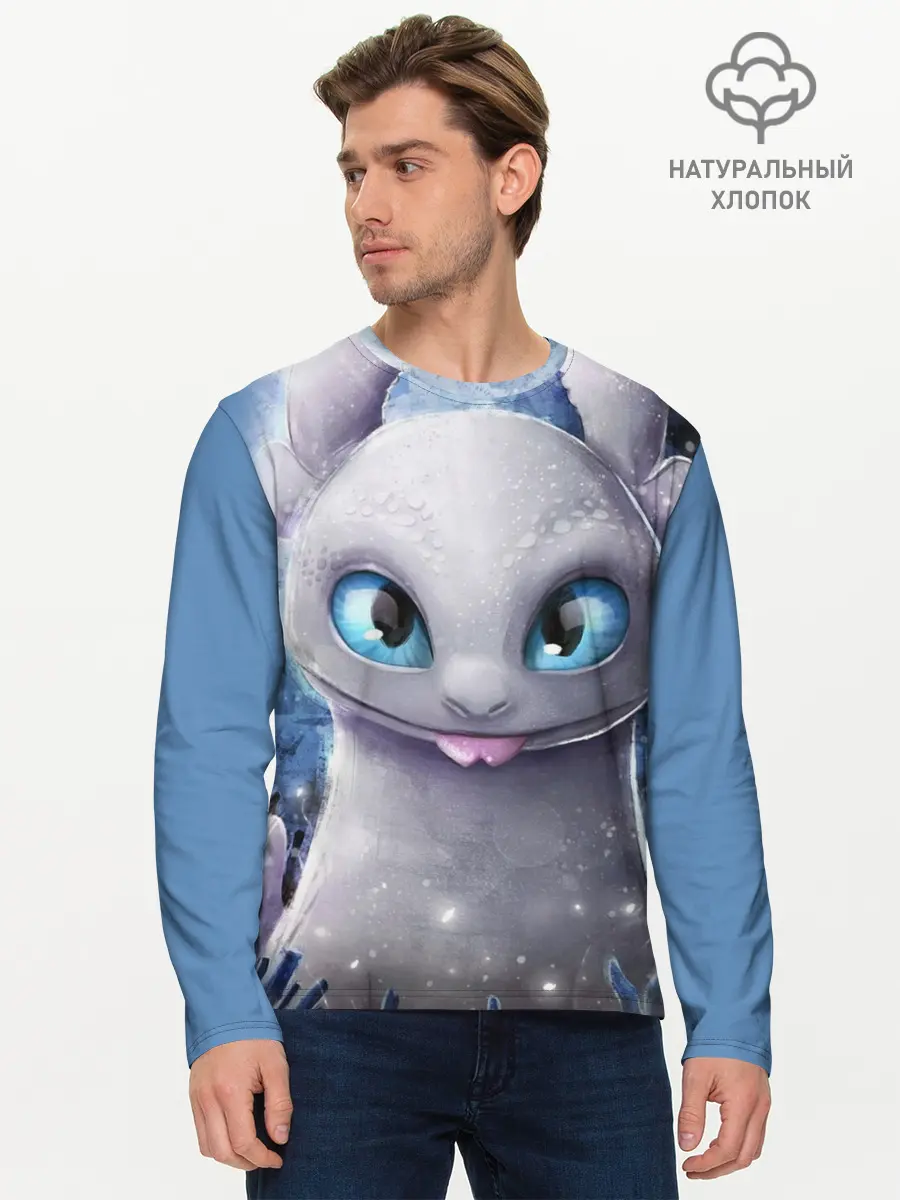 Мужской лонгслив базовый / дневная фурия