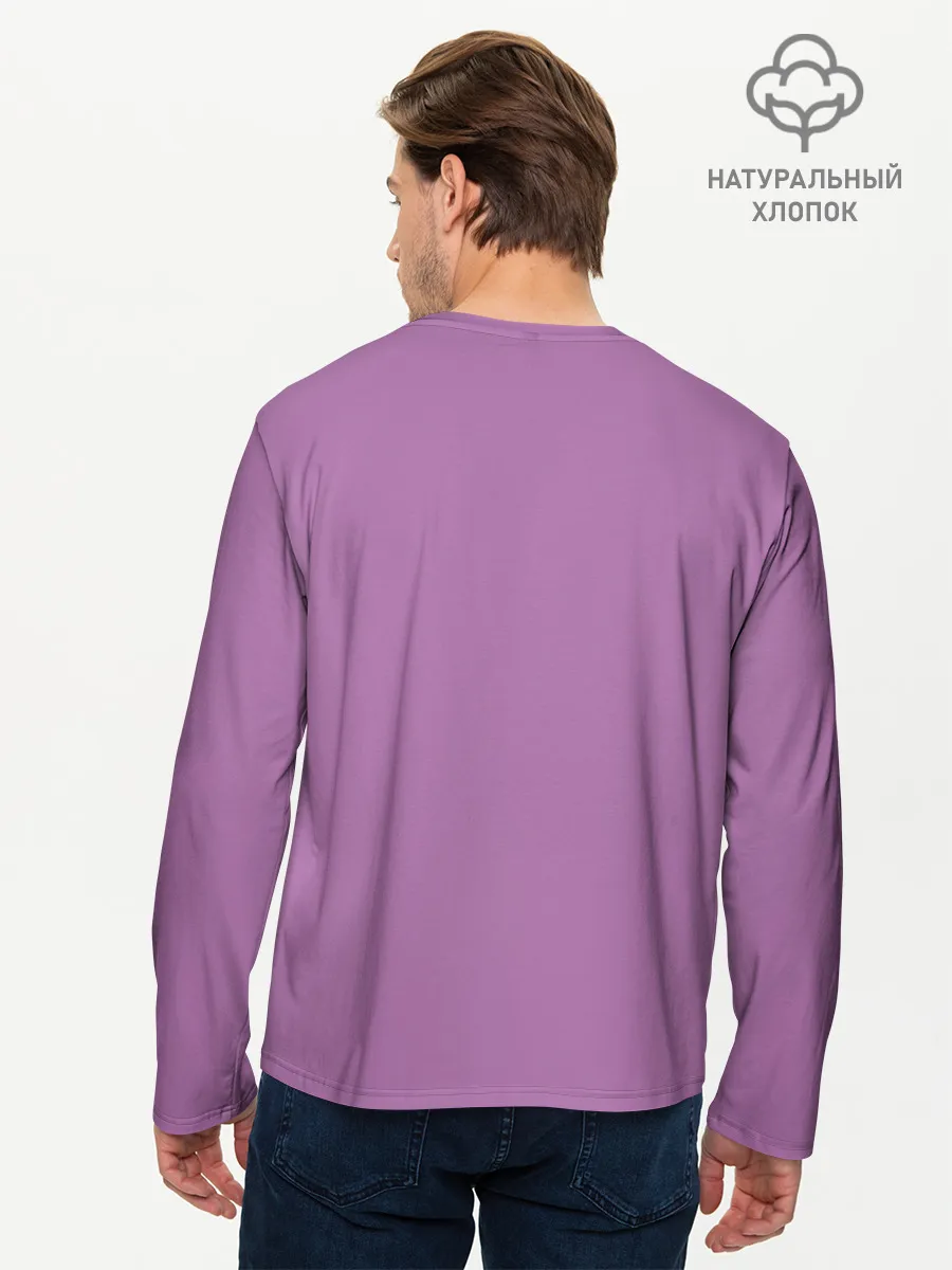 Мужской лонгслив базовый / ночная фурия