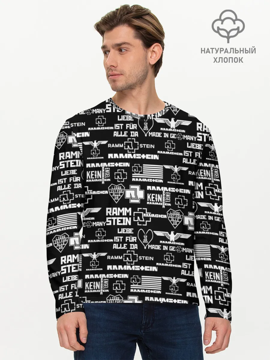Мужской лонгслив базовый / RAMMSTEIN