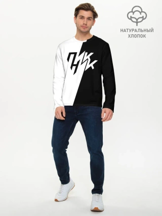 Мужской лонгслив базовый / Пикник