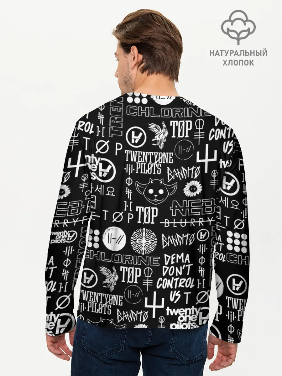 Мужской лонгслив базовый / TWENTY ONE PILOTS