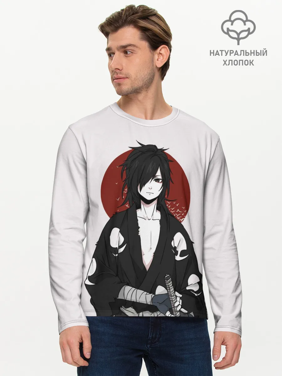 Мужской лонгслив базовый / Дороро и Хяккимару