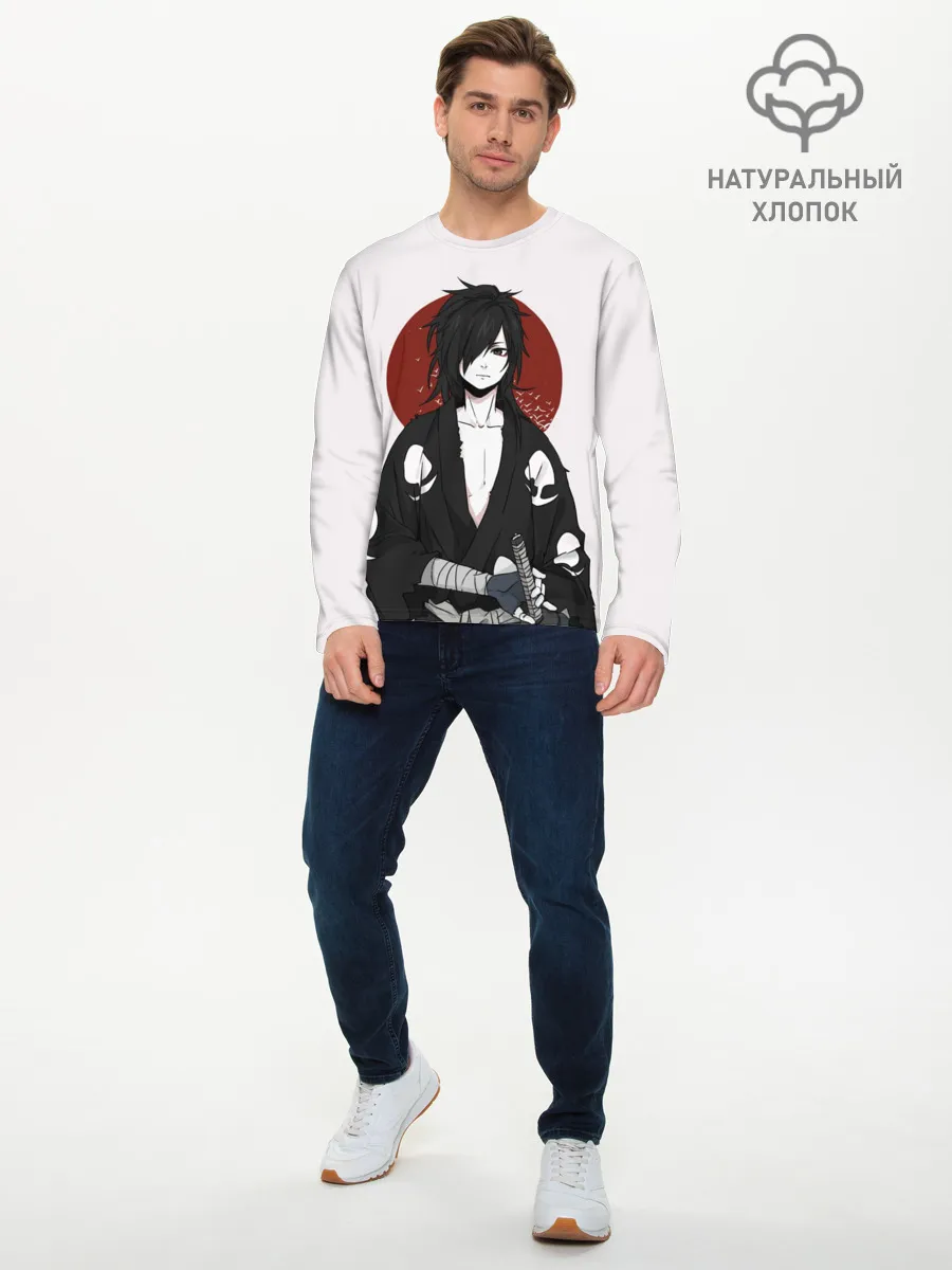 Мужской лонгслив базовый / Дороро и Хяккимару
