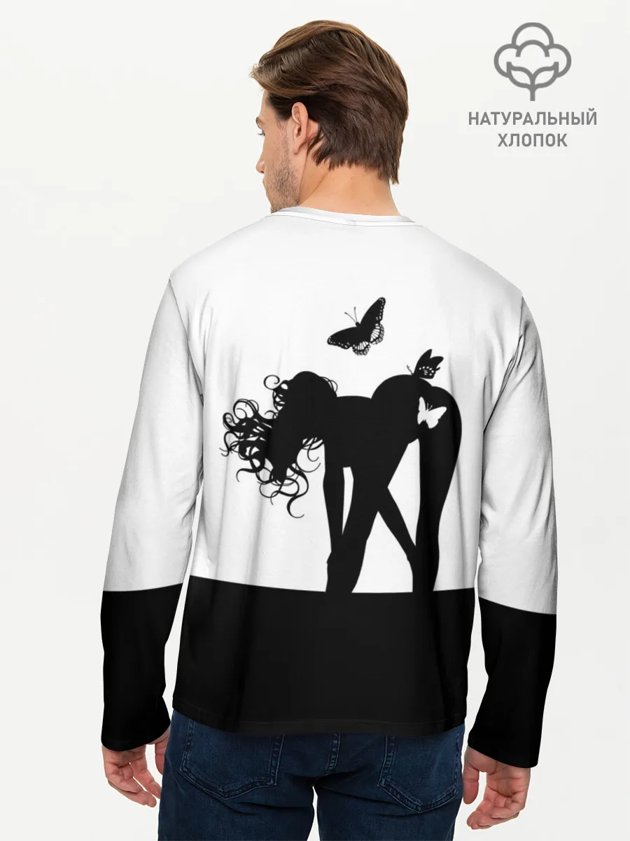 Мужской лонгслив базовый / Brazzers team Casting-producer