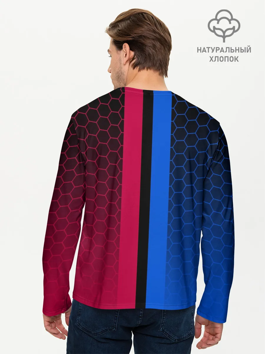 Мужской лонгслив базовый / BARCELONA