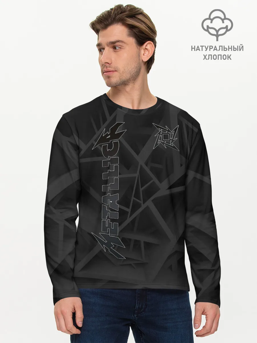 Мужской лонгслив базовый / Metallica