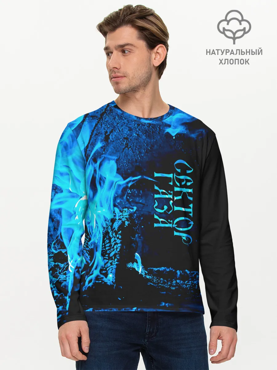 Мужской лонгслив базовый / Сектор Газа