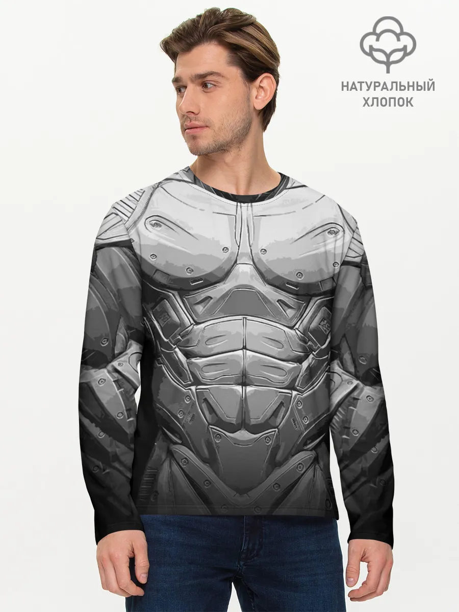 Мужской лонгслив базовый / Crysis Экзоскелет