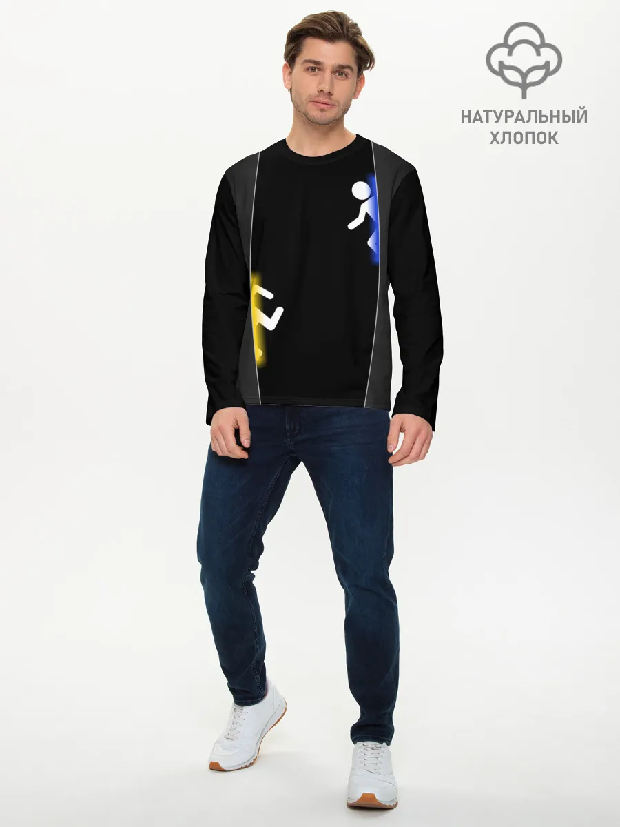 Мужской лонгслив базовый / Portal