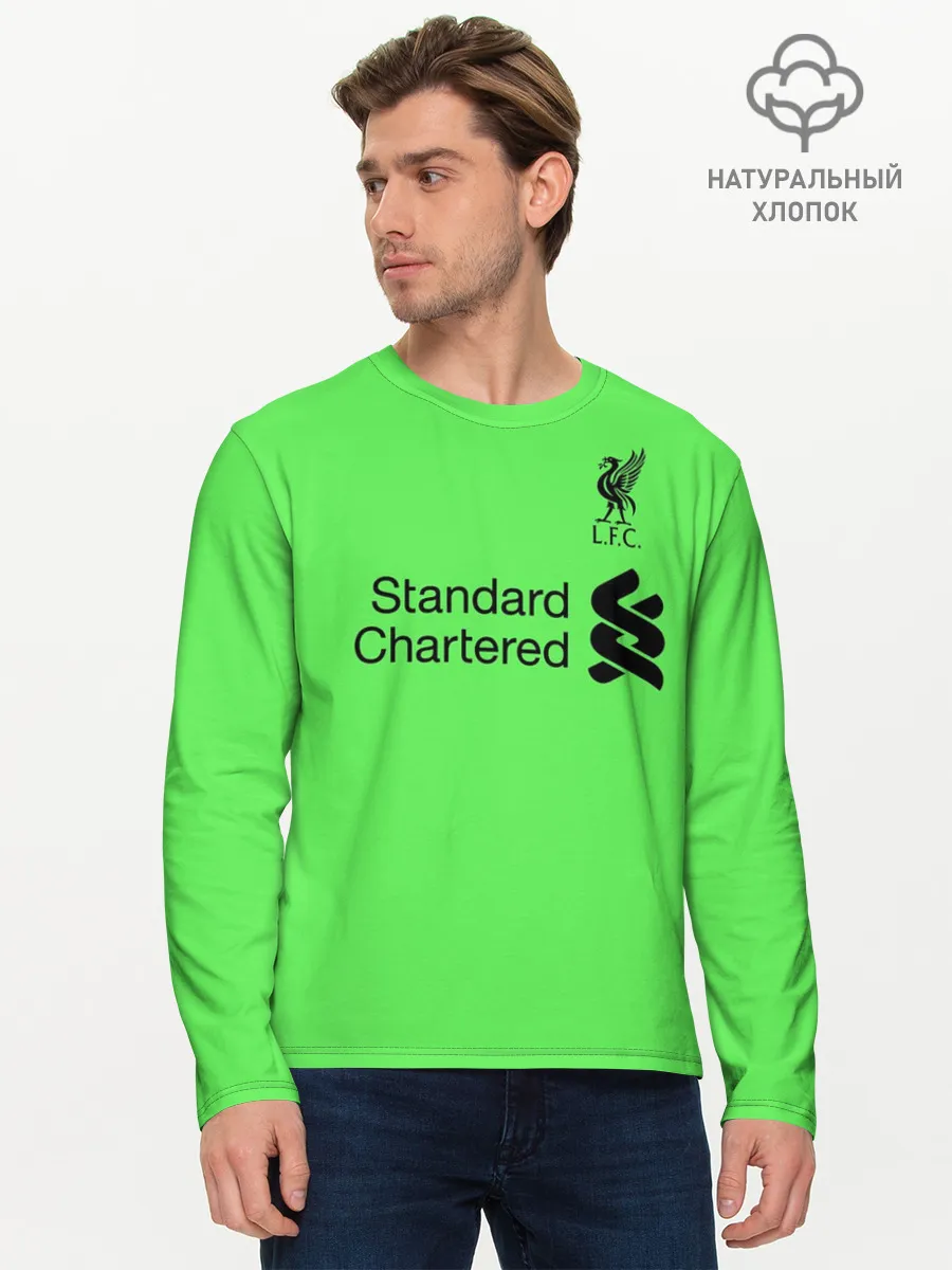 Мужской лонгслив базовый / Alisson GK away 19-20