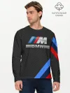 Мужской лонгслив базовый / BMW КАРБОН