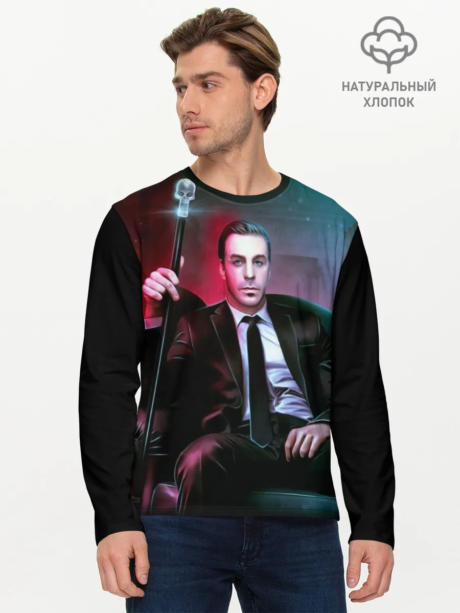 Мужской лонгслив базовый / Тилль Линдеманн